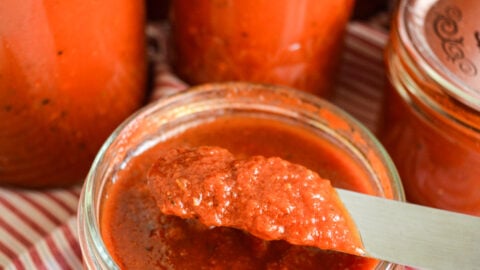 Easy Canned Pizza Sauce Recipe With Frozen or Fresh Tomatoes