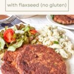 salmon patties recipe Pinterest pin image