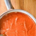 roasted cherry tomato sauce pin image
