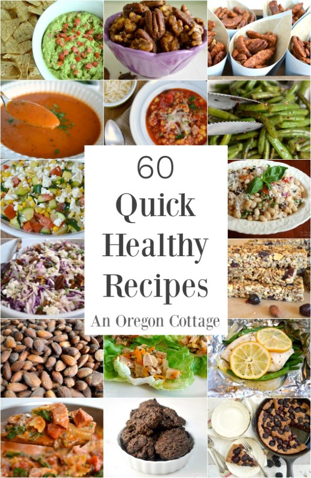 60+ Quick Healthy Recipes For Easy Meal Planning (+ Free Printable ...