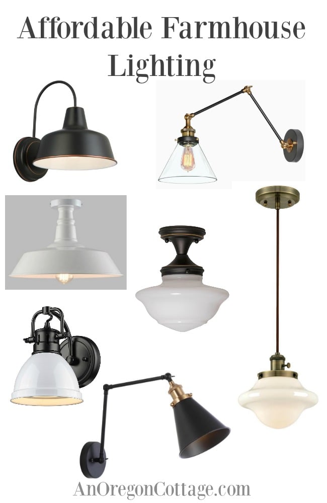 affordable farmhouse lighting