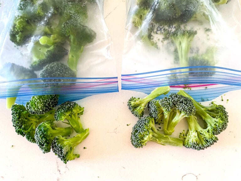 How to Freeze Broccoli - Blanched & Unblanched - An Oregon Cottage