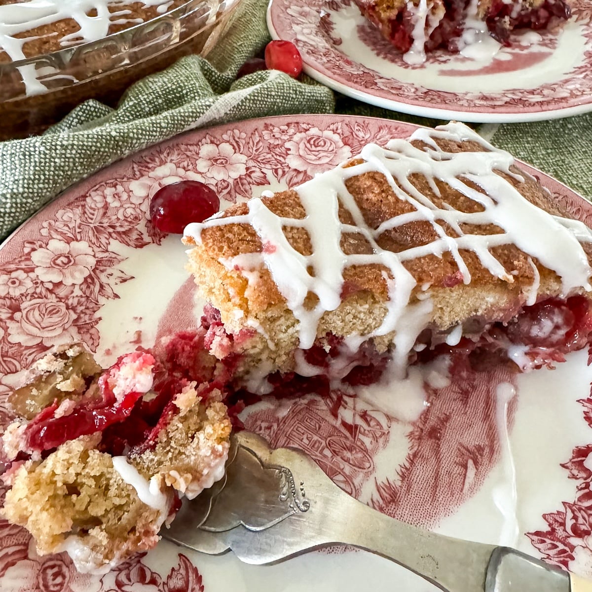 Easy Maple Cranberry Pie - Crustless Nantucket Style