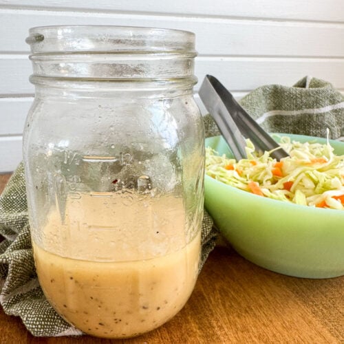creamy coleslaw dressing with red wine vinegar Easy Vinegar Coleslaw