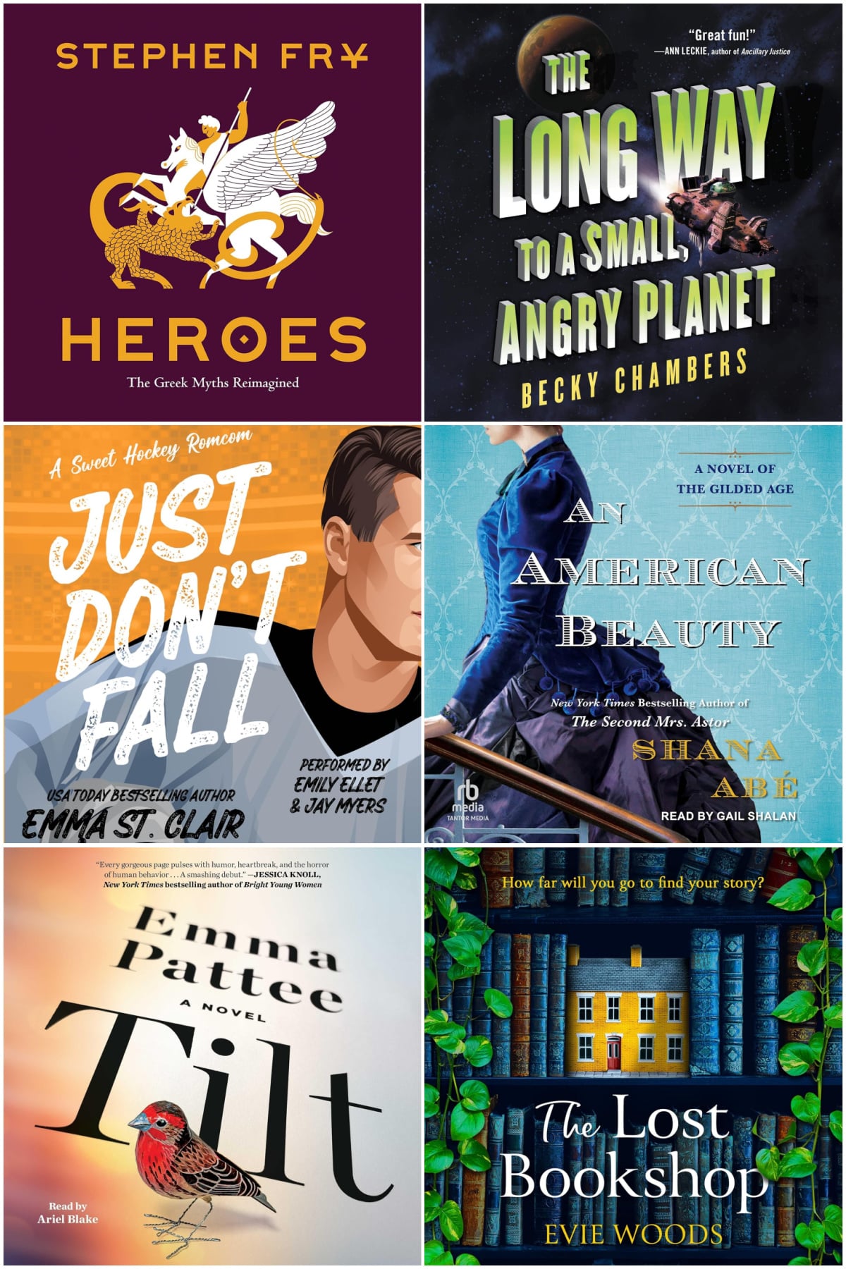 November covers of books read