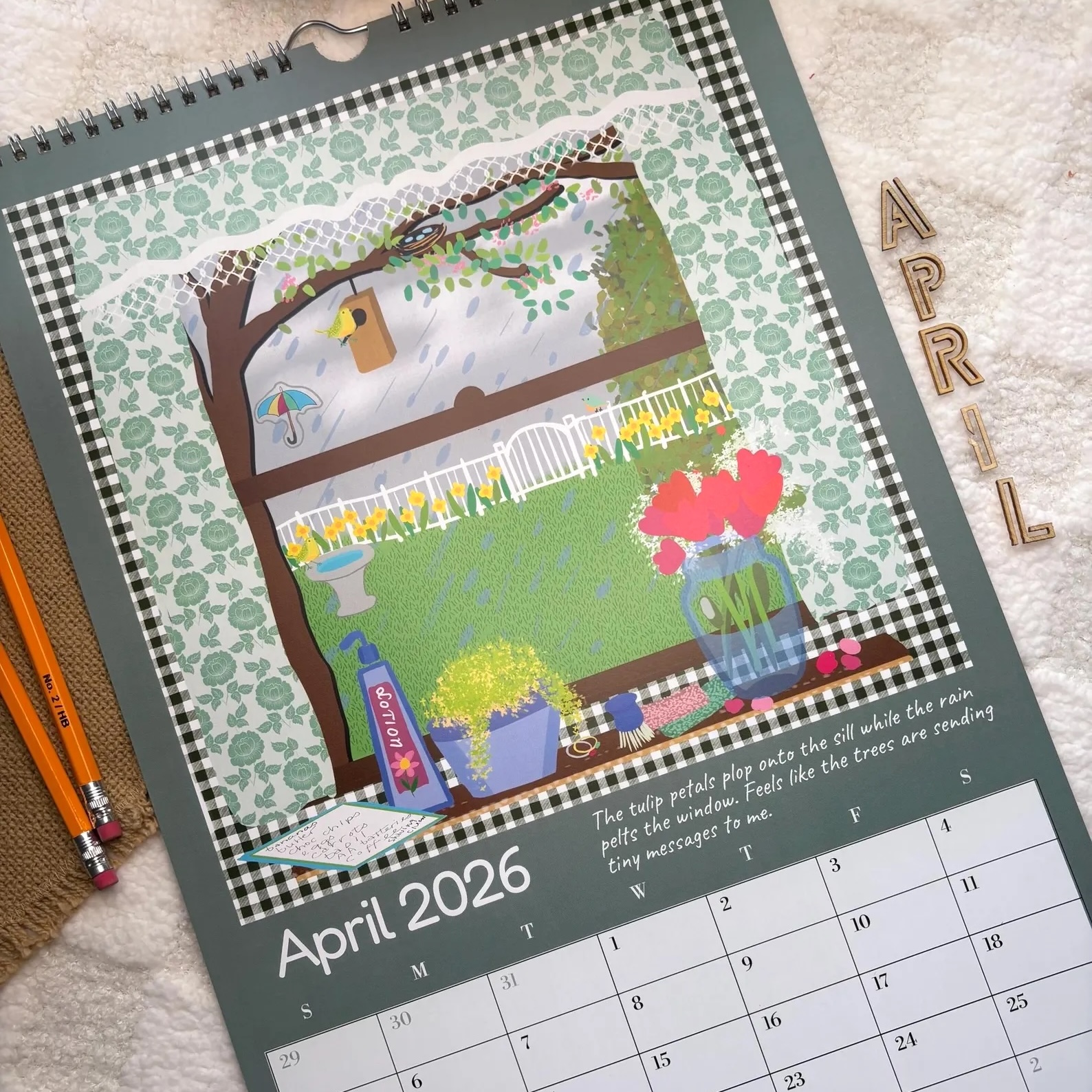 through the window calendar