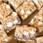 s’mores rice krispie treats Pinterest image