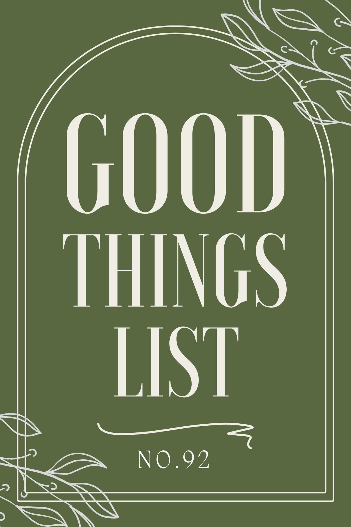good things list title image