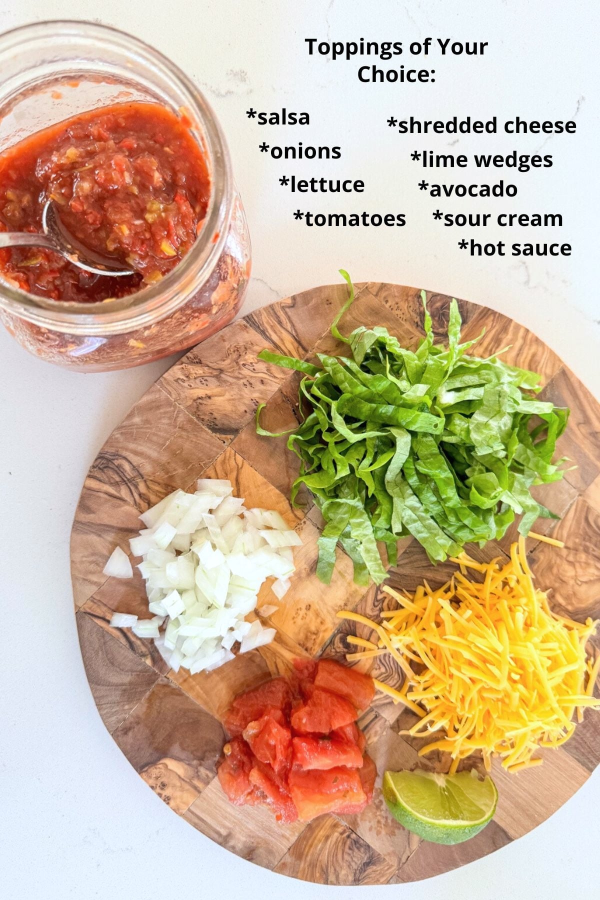 taco rice bowl topping ingredients