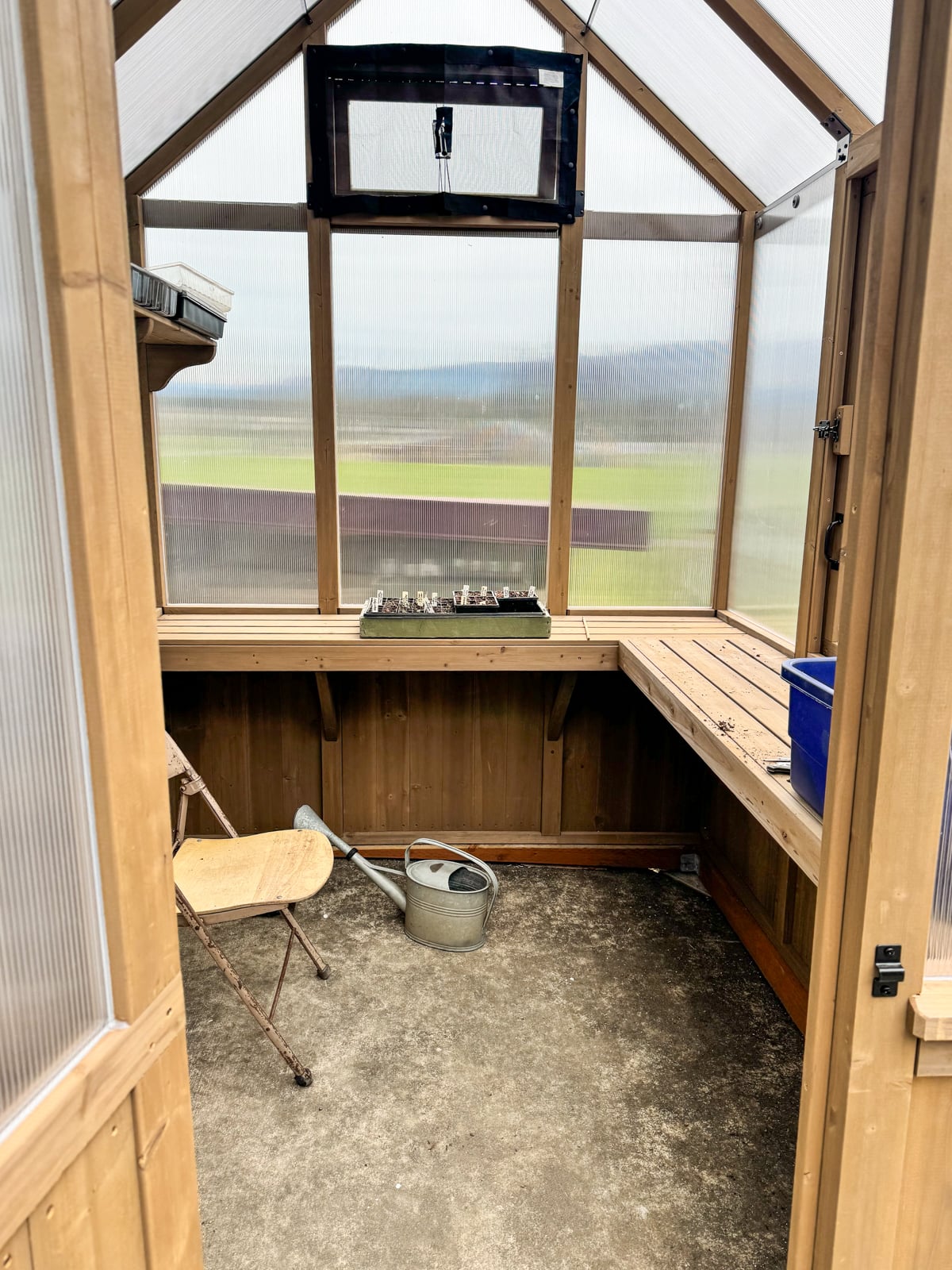 inside Costco greenhouse