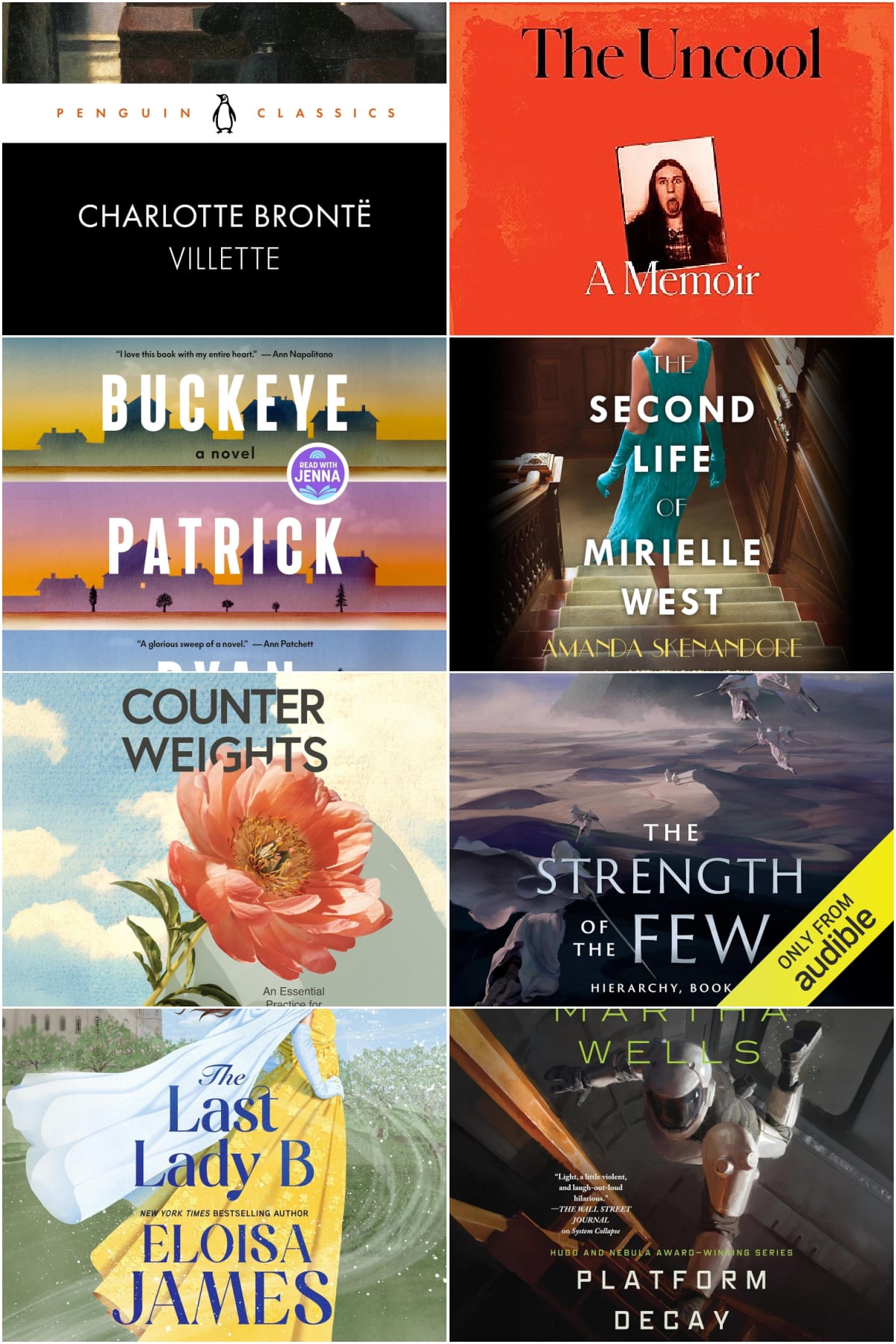 covers of May book reviews