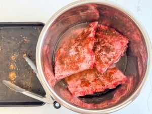 ribs in instant pot liner