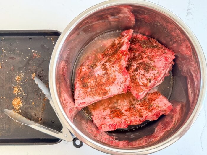 ribs in instant pot liner