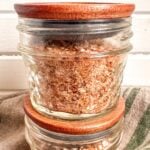 Korean BBQ spice mix jars in Pinterest image