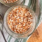 Korean BBQ spice mix in jar from above