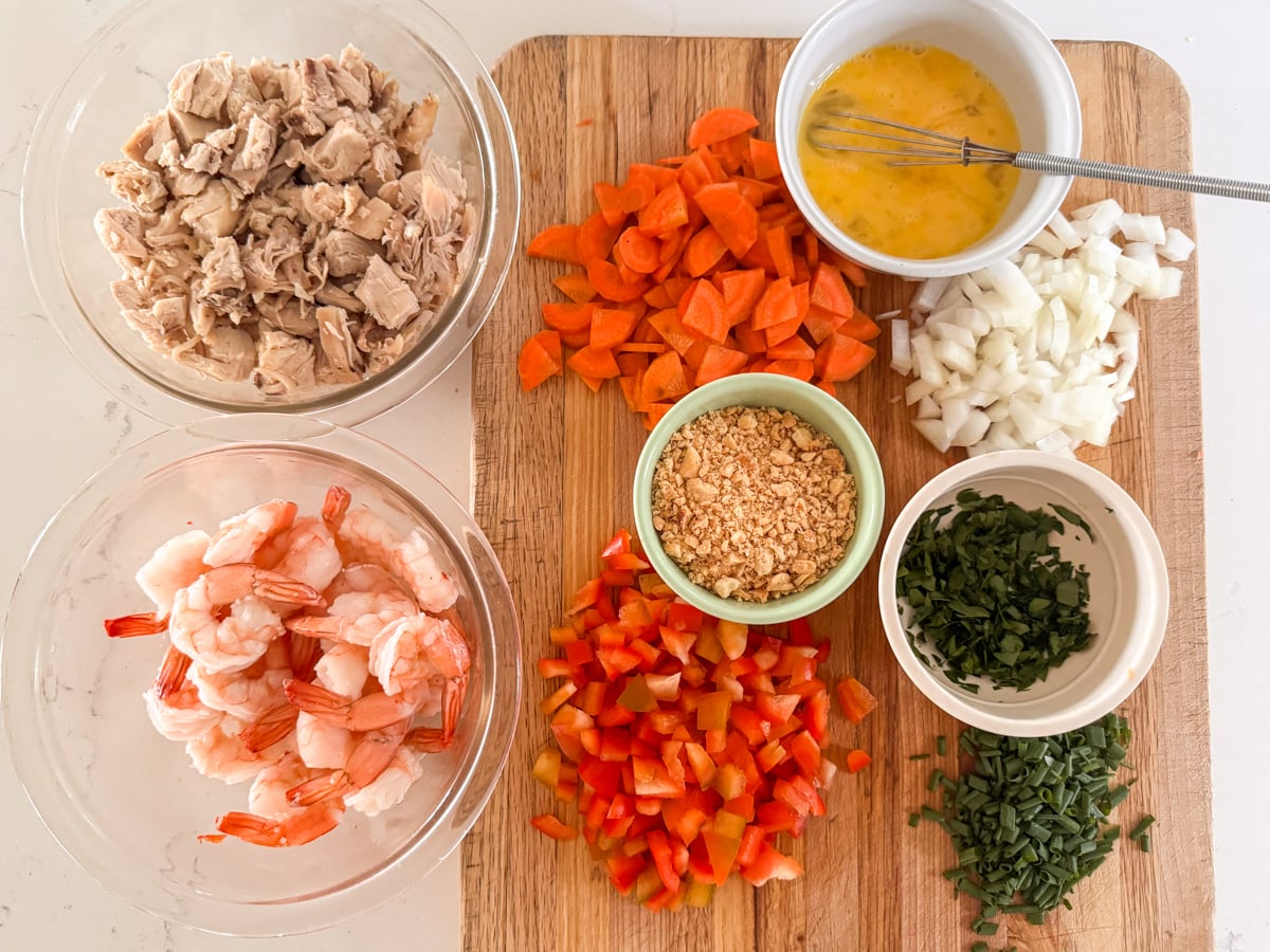 thai peanut Spaghetti Squash recipe ingredients