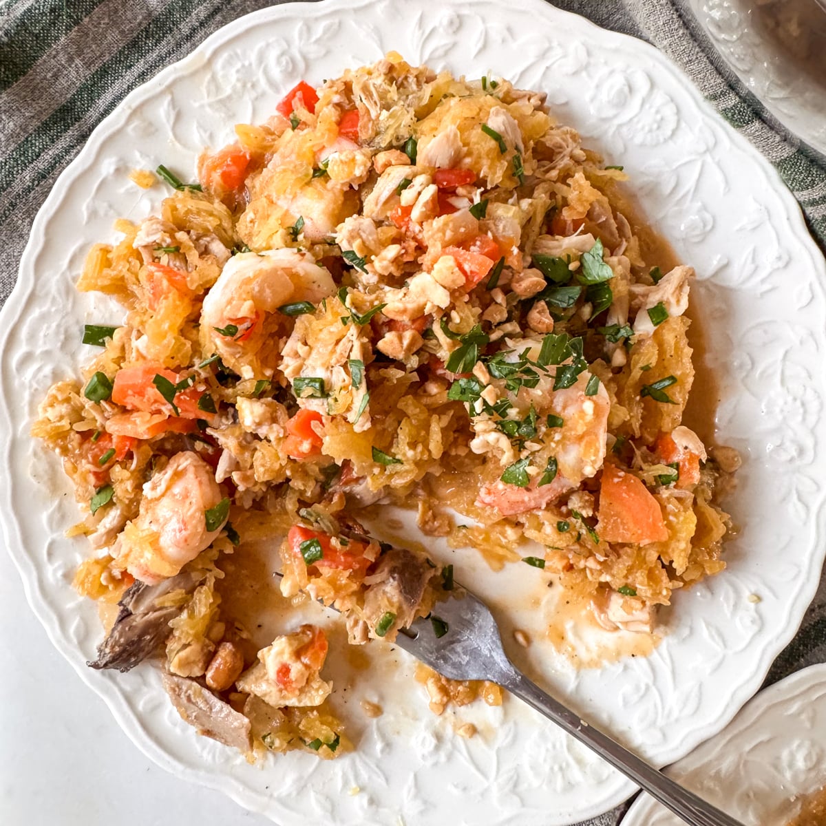 Thai-Inspired Peanut Spaghetti Squash Recipe